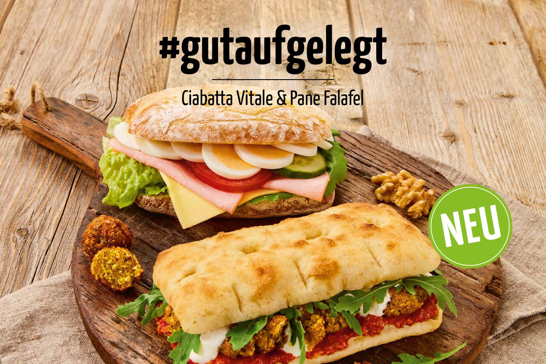 #gutaufgelegt – Ciabatta Vitale & Pane Falafel