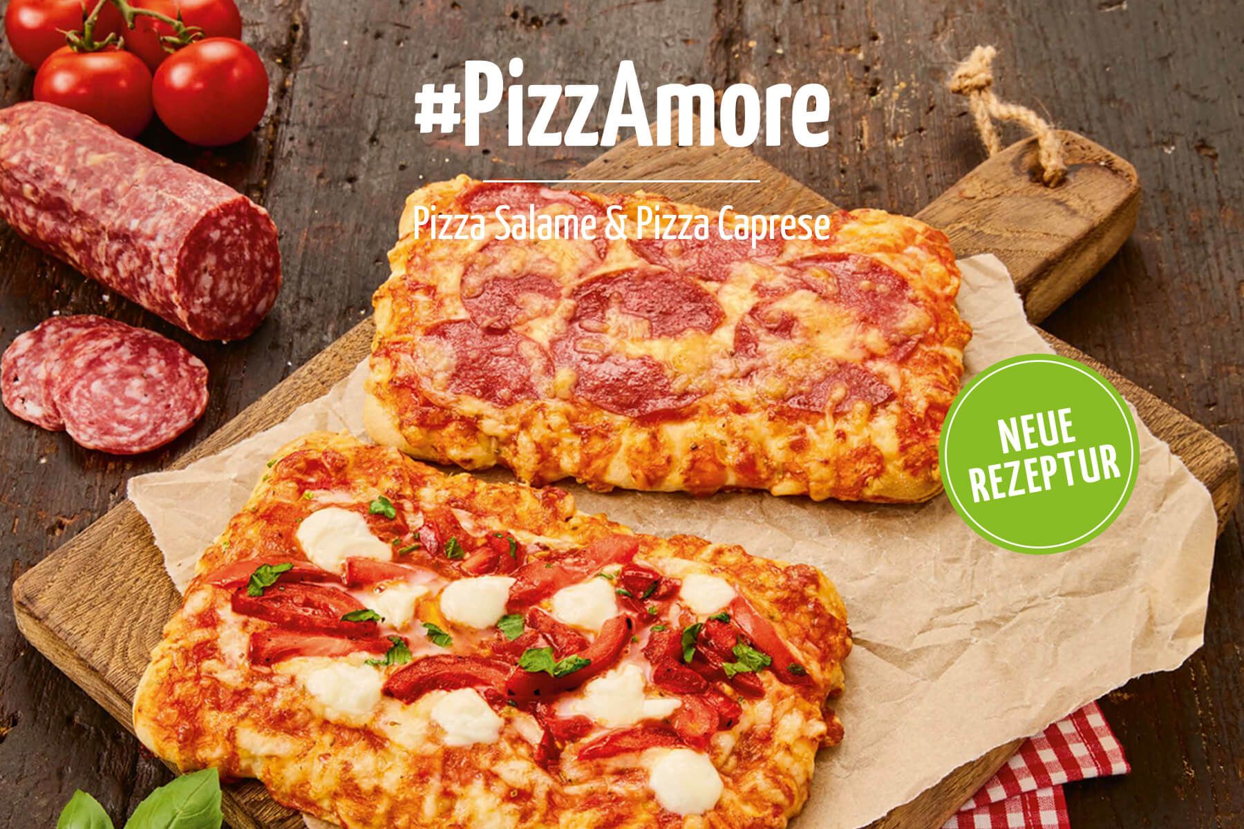 #PizzAmore – Pizza Salame & Pizza Caprese