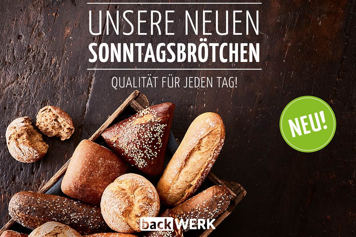 Das neue Brötchensortiment bei BackWerk