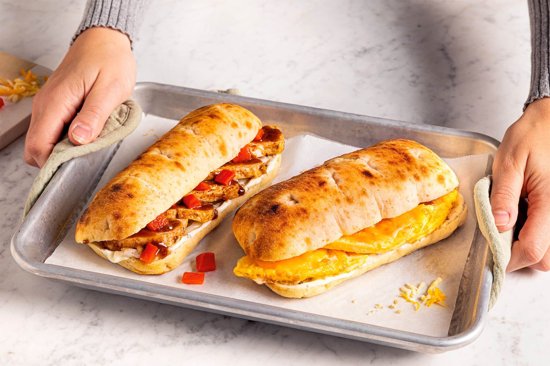 *NEU*  Hot Sandwich Korean Chicken & Hot Sandwich Omelett Cheese