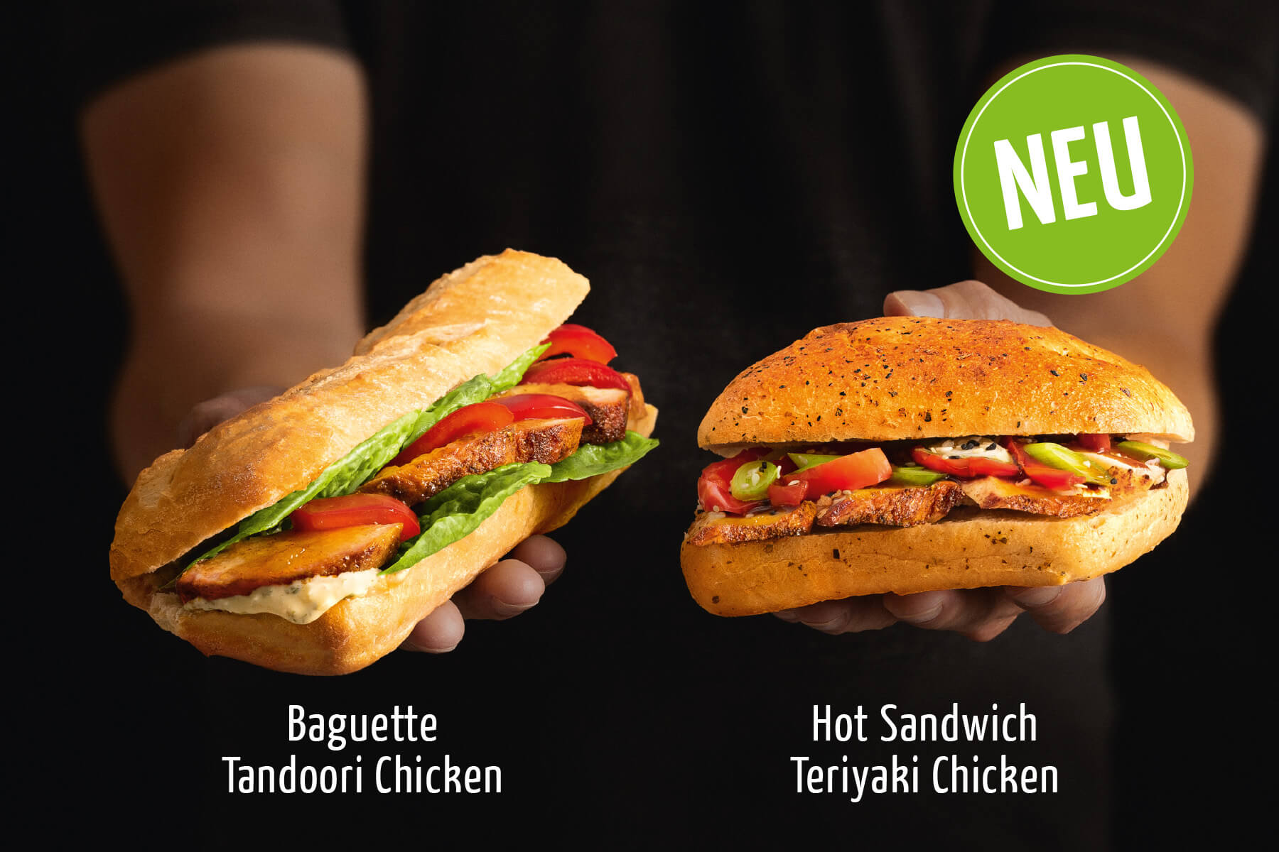 So oder so: Lecker: Baguette Tandoori Chicken & Hot Sandwich Teriyaki Chicken