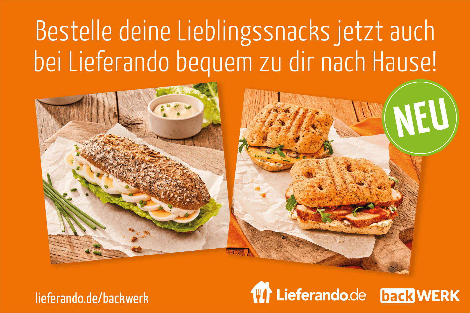 BackWerk bei Lieferando: Deine Lieblingssnacks nach Hause geliefert